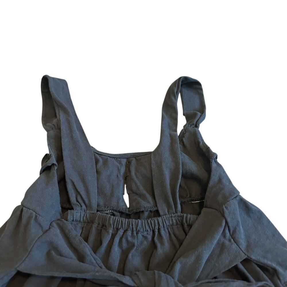 Free People Beach Valley Mini Dress Back Tie Sleeveless Mini 100% Cotton Size XS - Picture 9 of 13